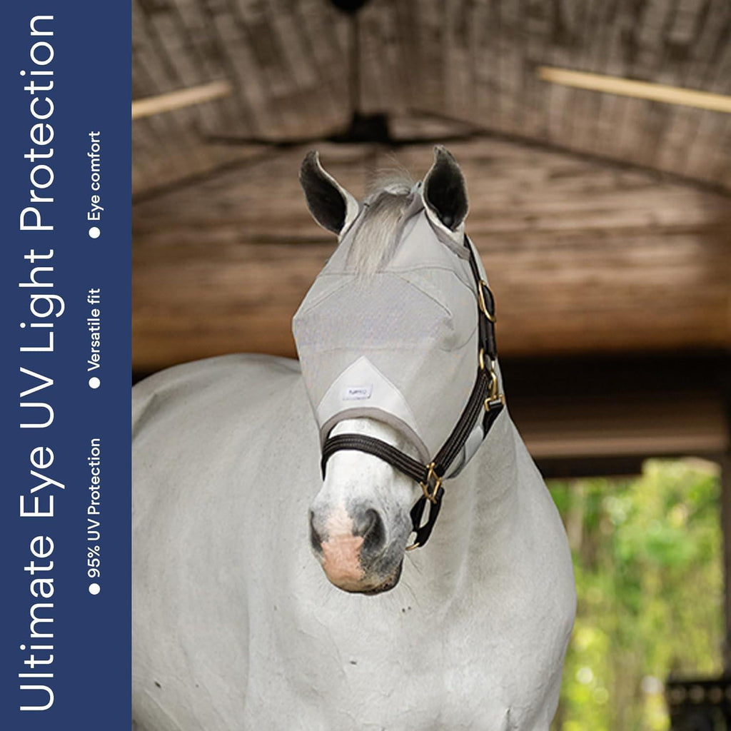 Best fly mask without ears for horses with sensitive or injured ears
