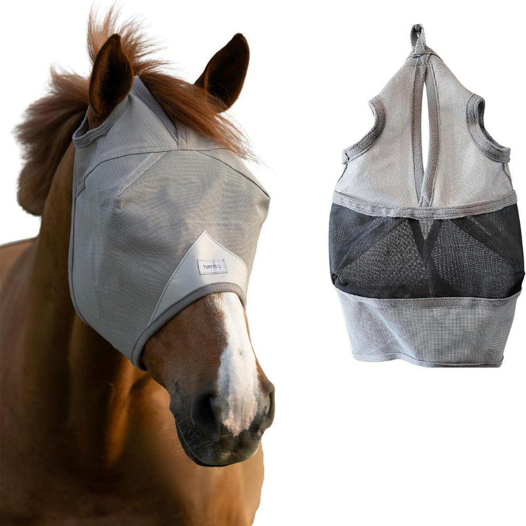 Horse fly mask without ears – ideal for horses who dislike ear coverage