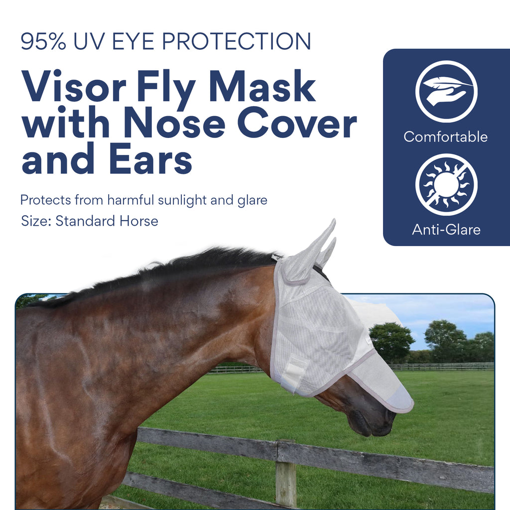 Horse Fly Mask with Nose & Ears Covers